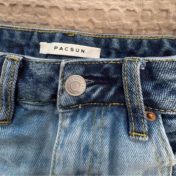 PacSun Two-Tone Blue Women's Jeans  W25/L30 90’s Boyfriend - Picture 3 of 11